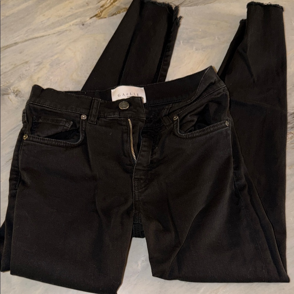 Gaëlle Paris Black Denim Jeans